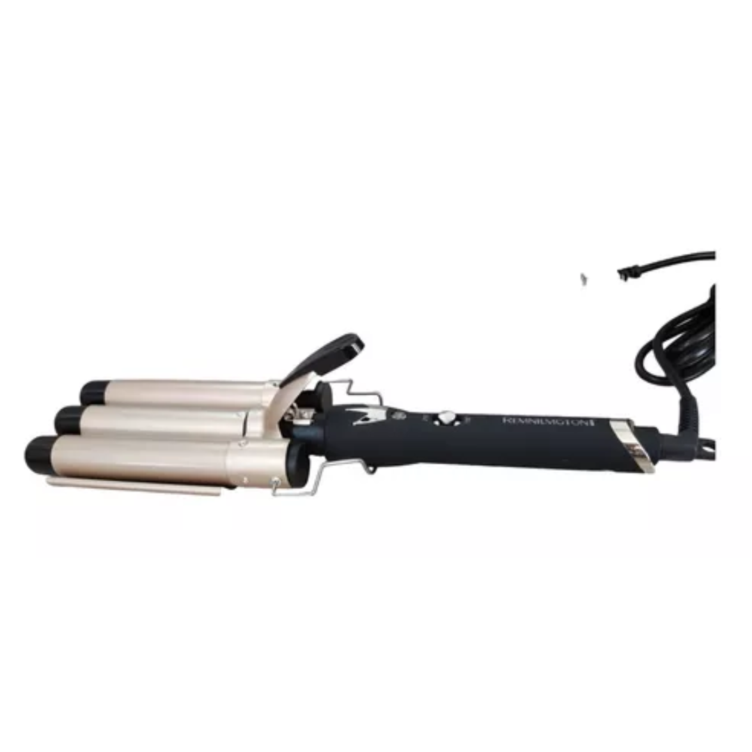 Ondulador de Cabello Profesional de 3 Tubos Remington - Ondas de Sirena Al Instante
