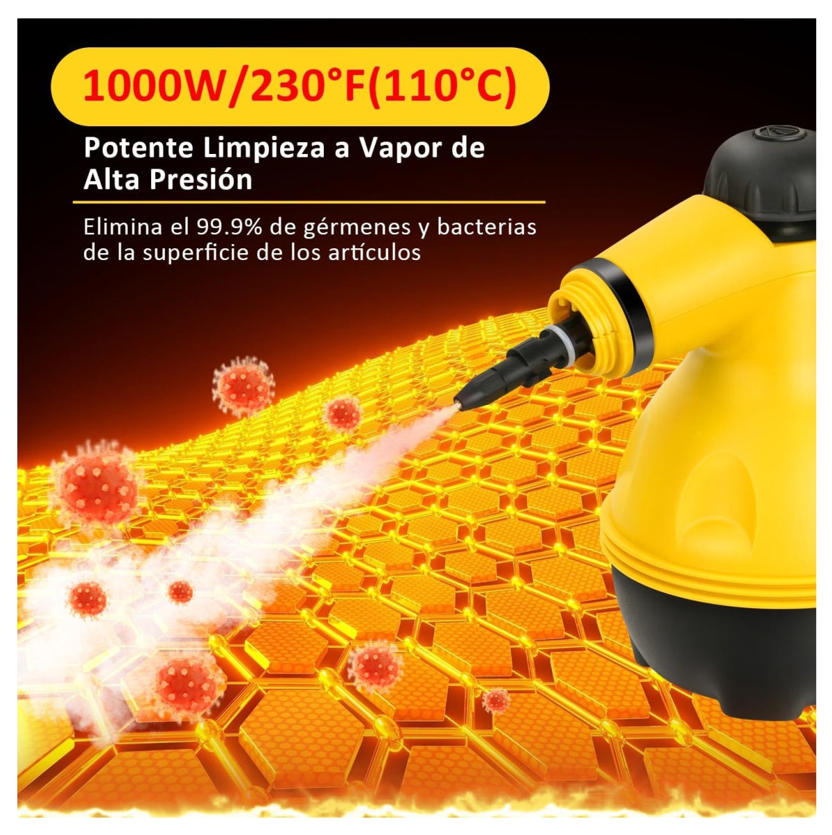 Maquina Limpieza A Vapor Con Accesorios
