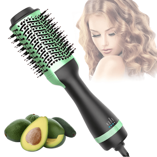 Cepillo Secador Alisador 3D con Infusión de Aguacate - Con Revestimiento Cerámico de 2000W