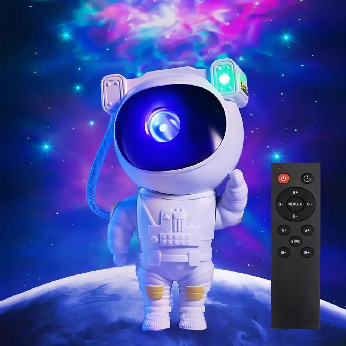 Proyector Galaxia Inteligente con Parlante Bluetooth - Astronauta