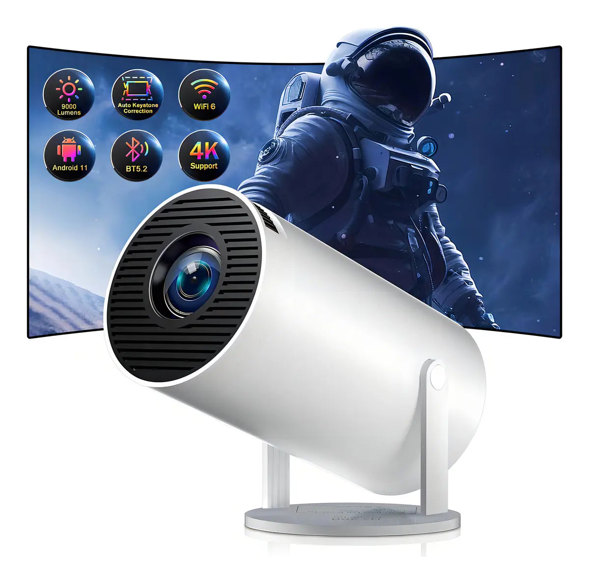 Mini Proyector Inteligente Smart TV HD - Nova Cine en Casa (Edición Especial Mundial)