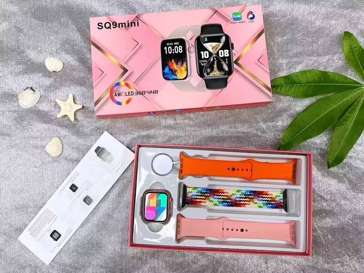Smartwatch Inteligente SQ9 Mini Premium Edition + 3 Manillas Intercambiables